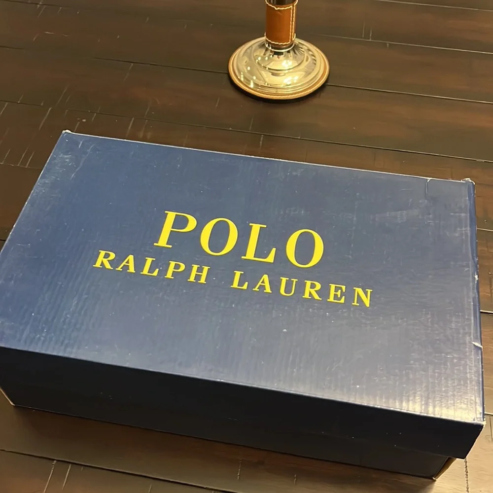 Polo Ralph Lauren Harvey SK VLC Shoes Sneakers Boat Deck Canvas red Mens Sizes
